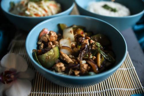 Zdjęcie Wok, Wok W Sosie Z Zielonego Pieprzu